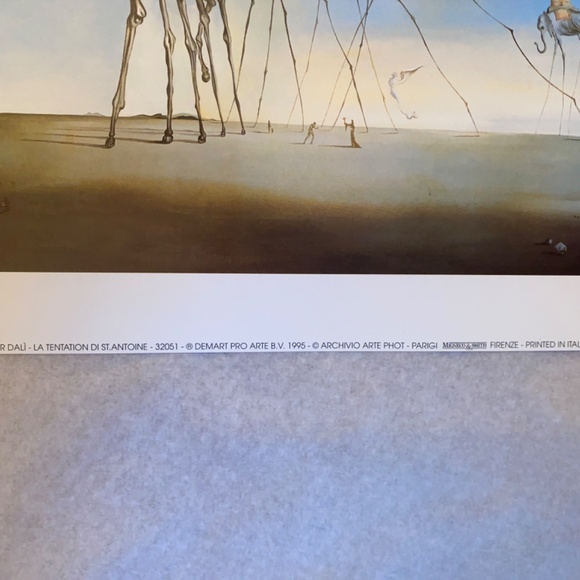 SALVADOR DALI La Tentation Di St. Antoine Small Print - Picture 2 of 4